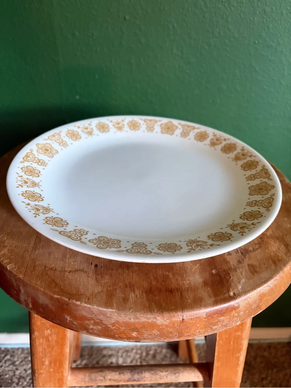 Vintage Corning Corelle Butterfly Gold 10.25